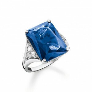 THOMAS SABO prsten Blue stone silver TR2339-166-1