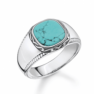 THOMAS SABO prsten Turquoise TR2388-878-17