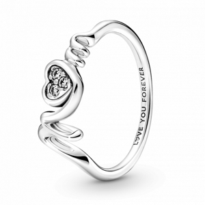 PANDORA dámský prsten Maminka se zirkony 191149C01