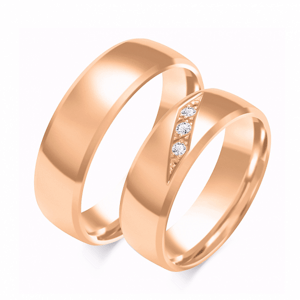 SOFIA zlatý pánský snubní prsten ZSO-355MRG