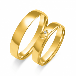 SOFIA zlatý pánský snubní prsten ZSO-368MYG
