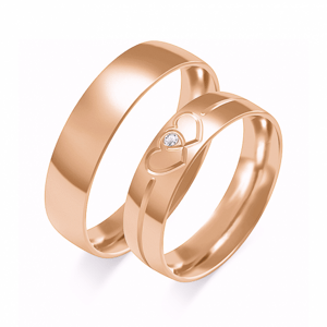 SOFIA zlatý dámský snubní prsten ZSO-367WRG