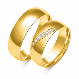SOFIA zlatý pánský snubní prsten ZSO-350MYG