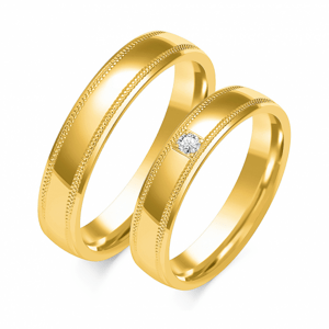 SOFIA zlatý pánský snubní prsten ZSO-219MYG