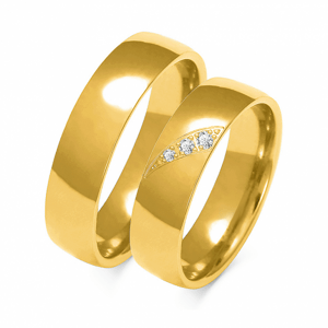 SOFIA zlatý dámský snubní prsten ZSO-139WYG