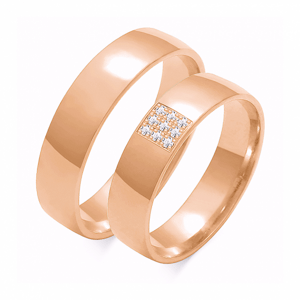 SOFIA zlatý pánský snubní prsten ZSO-129MRG