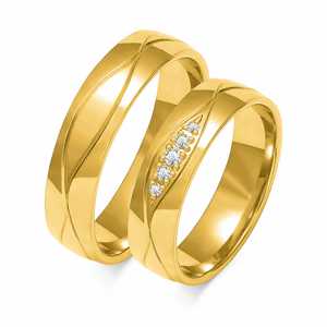 SOFIA zlatý pánský snubní prsten ZSO-113MYG