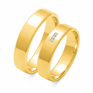 SOFIA zlatý dámský snubní prsten ZSO-101WYG