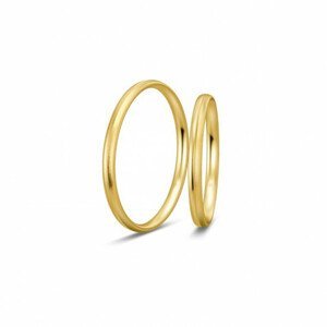 BREUNING zlaté snubní prsteny BR48/04961YG+BR48/04962YG