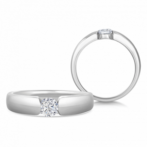 SOFIA DIAMONDS zlatý zásnubní prsten s diamantem 0,25 ct BDRB00135WG