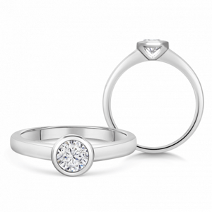 SOFIA DIAMONDS zlatý zásnubní prsten s diamantem 0,50 ct BDRB00159WG