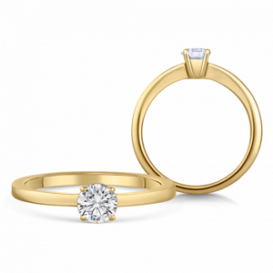 SOFIA DIAMONDS zlatý zásnubní prsten s diamantem 0,50 ct BDRB90348YG