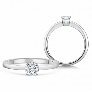 SOFIA DIAMONDS zlatý zásnubní prsten s diamantem 0,50 ct BDRB90348WG