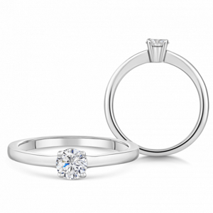 SOFIA DIAMONDS zlatý zásnubní prsten s diamantem 0,40 ct BDRB90347WG