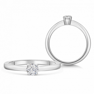 SOFIA DIAMONDS zlatý zásnubní prsten s diamantem 0,33 ct BDRB00066WG
