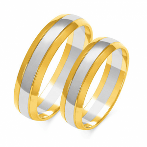 SOFIA zlatý pánský snubní prsten ZSA-211MYG+WG