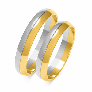 SOFIA zlatý pánský snubní prsten ZSA-201MYG+WG