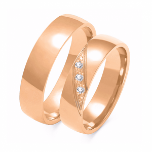 SOFIA zlatý dámský snubní prsten ZSA-160WRG