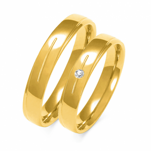 SOFIA zlatý pánský snubní prsten ZSA-155MYG