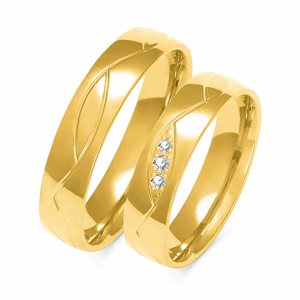 SOFIA zlatý pánský snubní prsten ZSA-152MYG