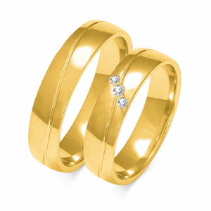 SOFIA zlatý dámský snubní prsten ZSA-148WYG