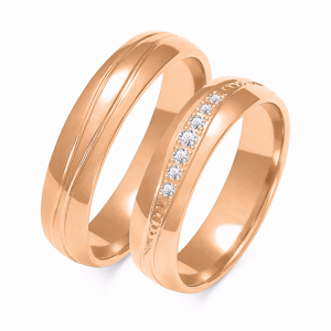 SOFIA zlatý dámský snubní prsten ZSA-131WRG