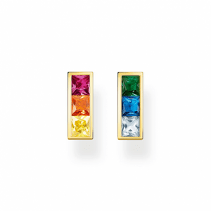 THOMAS SABO náušnice Colourful stones gold H2250-996-7