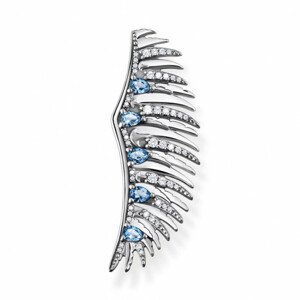 THOMAS SABO brož Phoenix wing with blue stones silver X0282-644-1