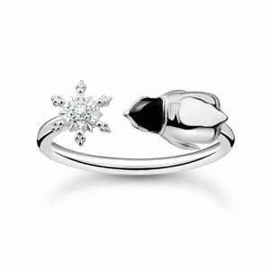 THOMAS SABO prsten Snowflakes and penguin TR2416-041-7