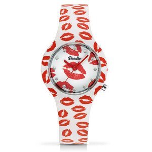 DOODLE dámské hodinky Red lipstick kiss DO35019