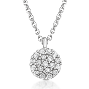 SOFIA DIAMONDS náhrdelník s diamanty 0,05 ct UDPD26350W-H-I1