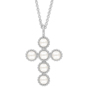 ENGELSRUFER náhrdelník s perlovým křížkem ERN-GLORY-CROSS