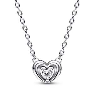 PANDORA náhrdelník Třpytivé srdce 392494C01-45