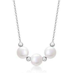 SOFIA stříbrný náhrdelník se sladkovodními perlami PV22017.1