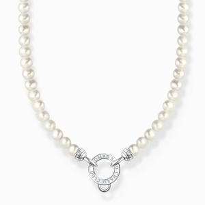 THOMAS SABO náhrdelník na charm White pearls KE2187-167-14