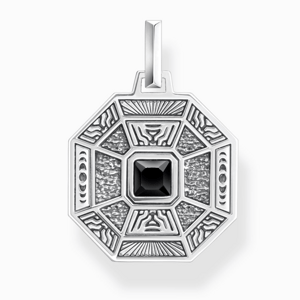 THOMAS SABO přívěsek Lucky charm with black onyx silver PE950-507-11
