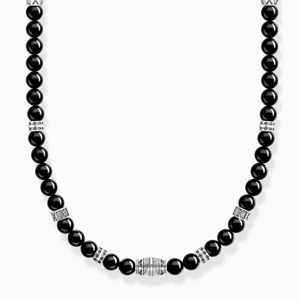 THOMAS SABO náhrdelník Black onyx beads KE2180-507-11