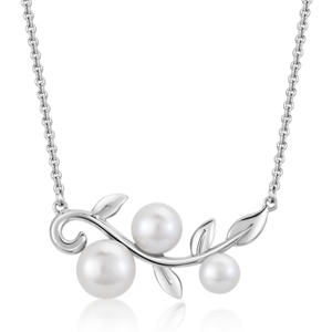 SOFIA stříbrný náhrdelník s perlami WWPS170017N-1