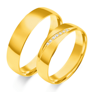 SOFIA zlatý pánský snubní prsten ZSC-127MYG