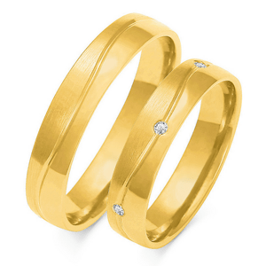 SOFIA zlatý dámský snubní prsten ZSO-201WYG