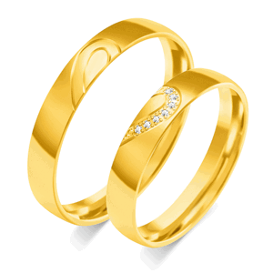SOFIA zlatý dámský snubní prsten ZSO-415WYG