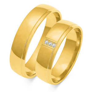 SOFIA zlatý pánský snubní prsten ZSOE-34MYG