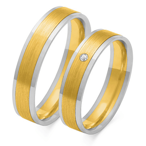 SOFIA zlatý dámský snubní prsten ZSOE-86WYG+WG