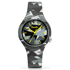 DOODLE unisex hodinky Grey Camo DO39019