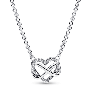 PANDORA náhrdelník Srdce s nekonečnem 392666C01-50