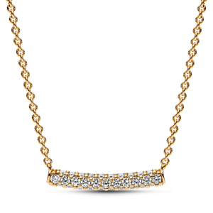 PANDORA pozlacený Nadčasový pavé náhrdelník 362635C01-45