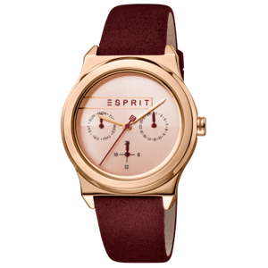 ESPRIT dámské hodinky Magnolia Multi Rosegold Bordeaux ES1L077L0035