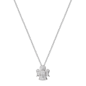 AMEN stříbrný náhrdelník s andělem CLPA