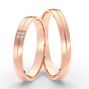 SOFIA zlatý pánský snubní prsten ML65-60/D4-2-3MRG
