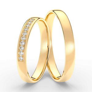SOFIA zlatý pánský snubní prsten ML65-60/DX10-3MYG